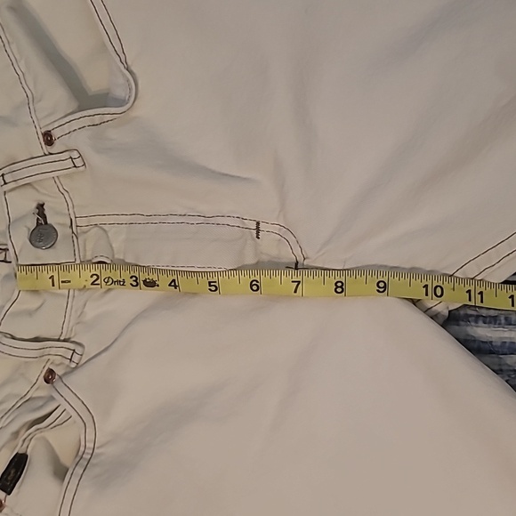 Lee regular fit straight leg white denim jeans size 36 x 30 100% cotton - Picture 3 of 10